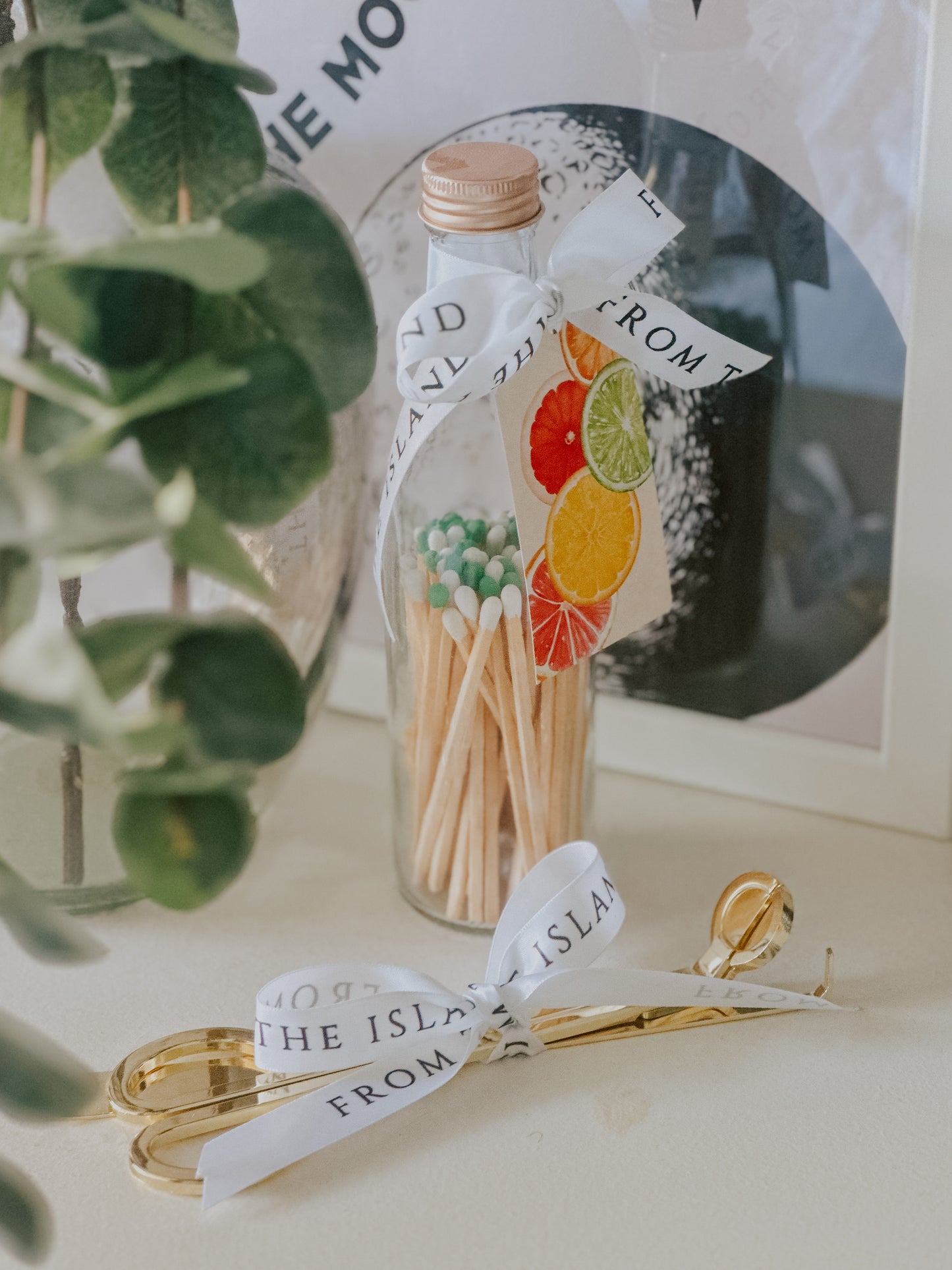 BUNDLE: Bottle of matches & Wick Trimmer & Dipper Set